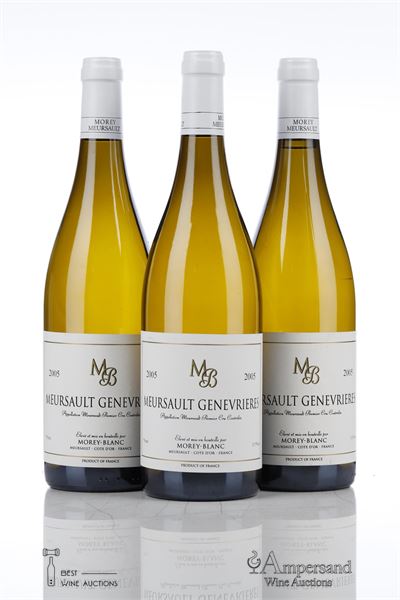 MEURSAULT GENEVRIERES 2005 - Morey-Blanc - 3 Bottles