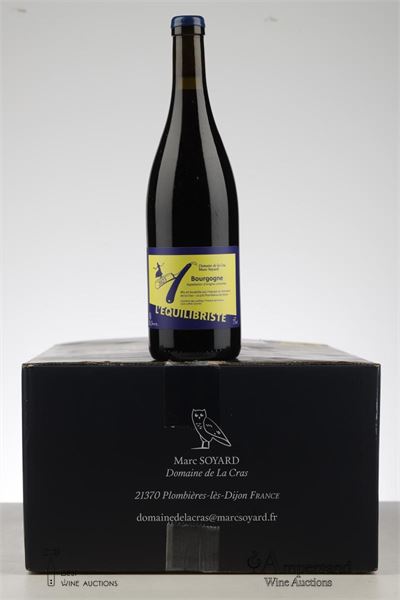 BOURGOGNE ROUGE L'EQUILIBRISTE 2023 - Domaine de la Cras / Soyard Marc - 12 Bottles - Oc 12
