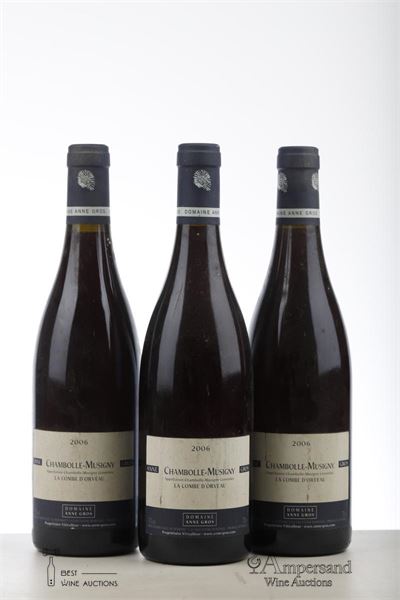CHAMBOLLE MUSIGNY LA COMBE D'ORVEAU 2006 - Anne Gros - 3 Bottles