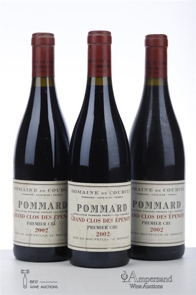 POMMARD GRAND CLOS DES EPENOTS 2002 - Domaine de Courcel - 3 Bottles