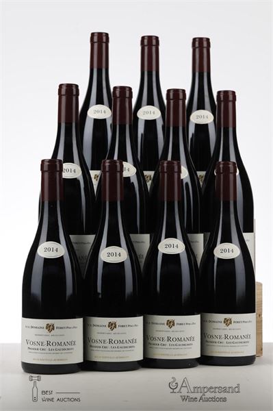VOSNE ROMANEE LES GAUDICHOTS 2014 - Forey - 11 Bottles - Oc 12