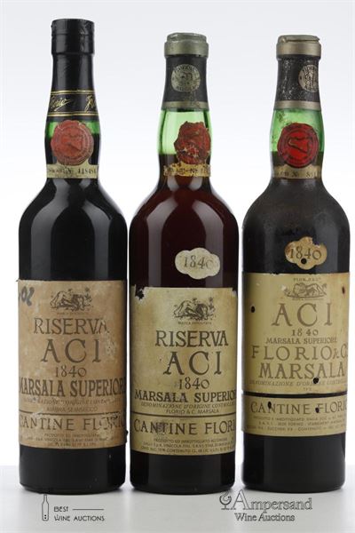 MARSALA SUPERIORE RISERVA ACI 1840 - Florio - 3 Bottles