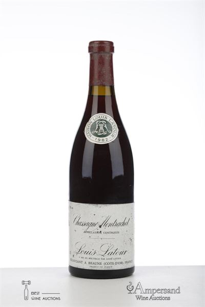 CHASSAGNE MONTRACHET ROUGE 1982 - Louis Latour - 1 Bottle