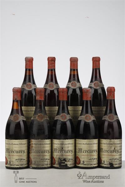 MERCUREY 1962 - Protheau - 9 Bottles