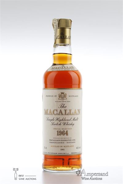 1964 MACALLAN BOTTLED 1981 - Rinaldi - Alc 43% - 1 Bottle