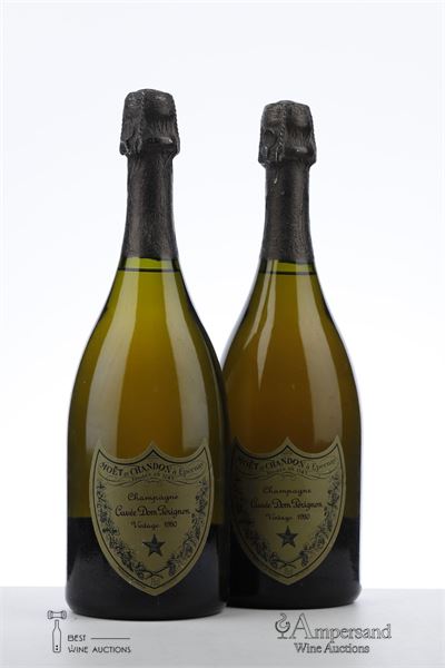 DOM PERIGNON 1980 - Moet et Chandon - 2 Bottles