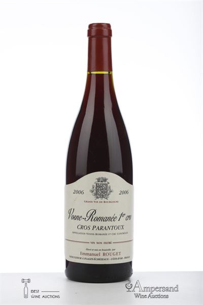 VOSNE ROMANEE CROS PARANTOUX 2006 - Emmanuel Rouget - 1 Bottle