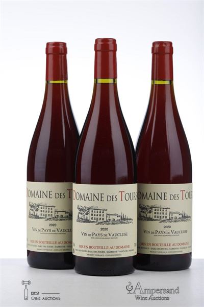 DOMAINE DES TOURS VAUCLUSE 2020 - Reynaud - 3 Bottles