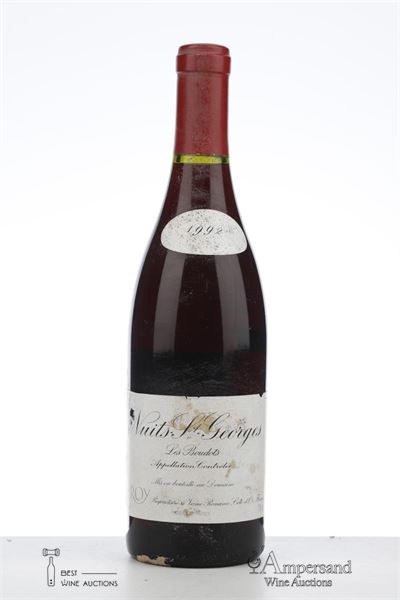 NUITS ST GEORGES LES BOUDOTS 1992 - Domaine Leroy - 1 Bottle