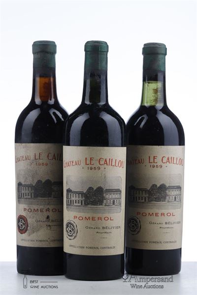 LE CAILLOU 1959 - Marcel Remue - 3 Bottles