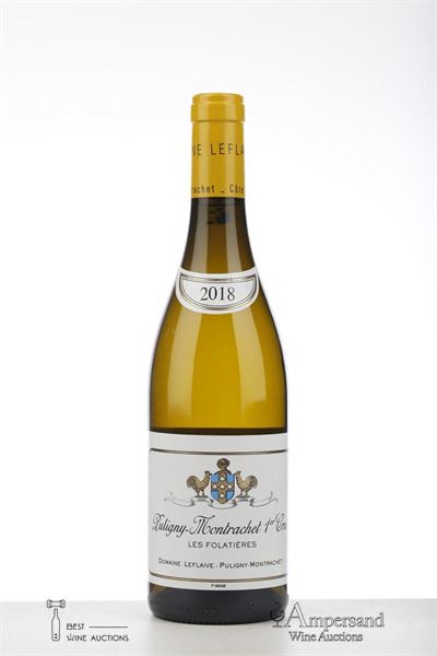 PULIGNY MONTRACHET LES FOLATIERES 2018 - Domaine Leflaive - 1 Bottle