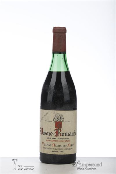 VOSNE ROMANEE LES MALCONSORTS 1966 - Veuve Aubert - 1 Bottle