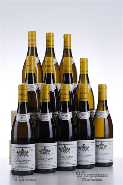 BOURGOGNE BLANC 2007 - Domaine Leflaive - 12 Bottles - Owc 12
