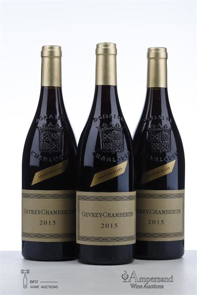 GEVREY CHAMBERTIN LES EVOCELLES 2015 - Philippe Charlopin Parizot - 3 Bottles