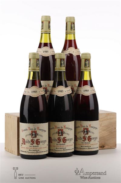 NUITS ST GEORGES LES BOUDOTS 1985 - G. Prieur - 5 Bottles