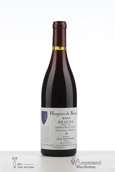 HOSPICES DE BEAUNE BEAUNE 1ER CRU CUVEE CYROT CHAUDRON 2001 - Jean Philippe Marchand - 1 Bottle