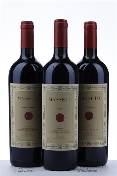 MASSETO 1995 - Tenuta dell'Ornellaia - 3 Bottles
