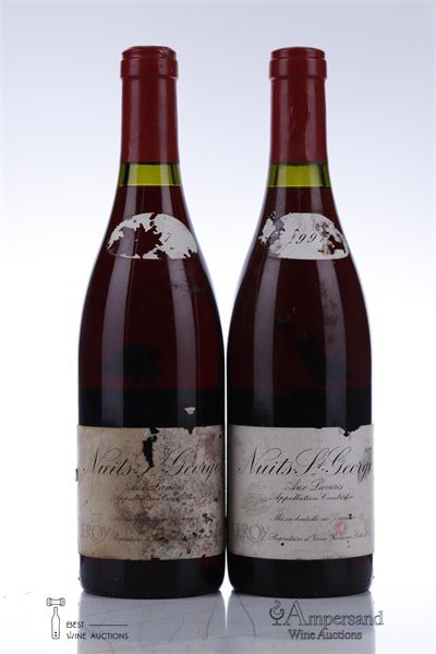 NUITS ST GEORGES AUX LAVIERES 1997 - Leroy - 2 Bottles
