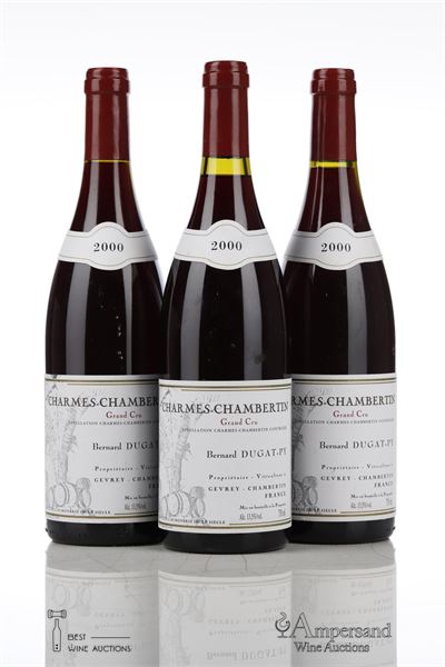 CHARMES CHAMBERTIN 2000 - Dugat-Py - 3 Bottles