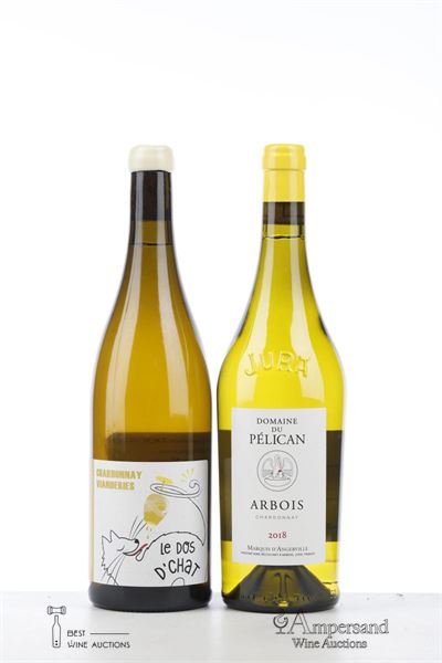 MIXED LOT JURA Mixed - 2018 Domaine du Pelican - Arbois Chardonnay, 2019 Domaine de St Pierre - le Dos d'Chat Vianderies - 2 Bottles