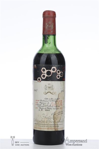 MOUTON ROTHSCHILD 1967 - Mc - 1 Bottle