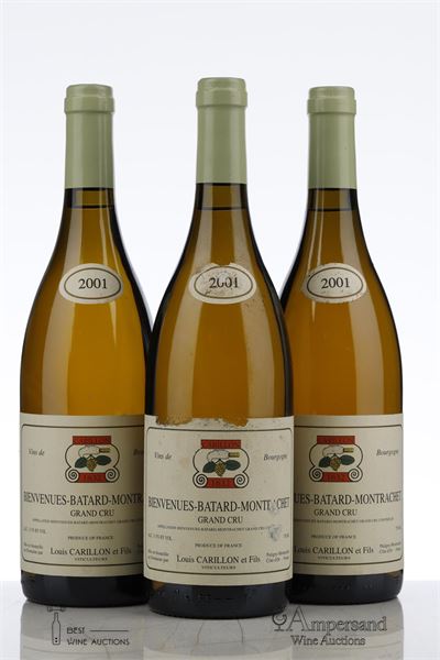BIENVENUES BATARD MONTRACHET 2001 - Louis Carillon - 3 Bottles