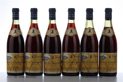 POMMARD CLOS DE LA COMMARAINE Jaboulet Vercherre 1961 - 6 Bottles