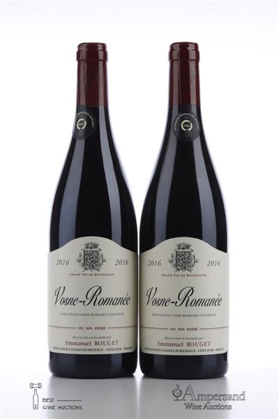 VOSNE ROMANEE 2016 - Emmanuel Rouget - 2 Bottles