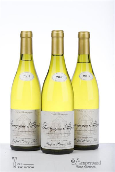 BOURGOGNE ALIGOTE 2005 - Rapet - 3 Bottles
