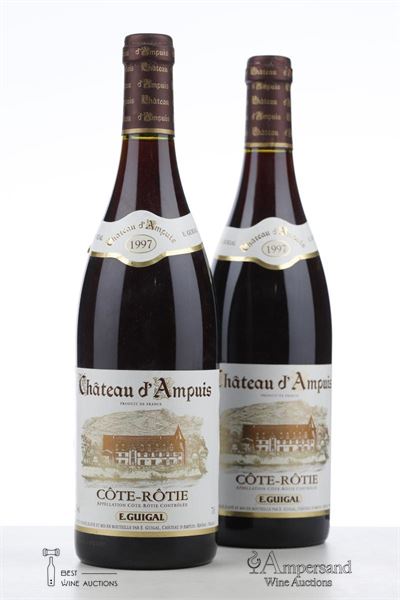 COTE ROTIE CHATEAU D'AMPUIS 1997 - Guigal - 2 Bottles