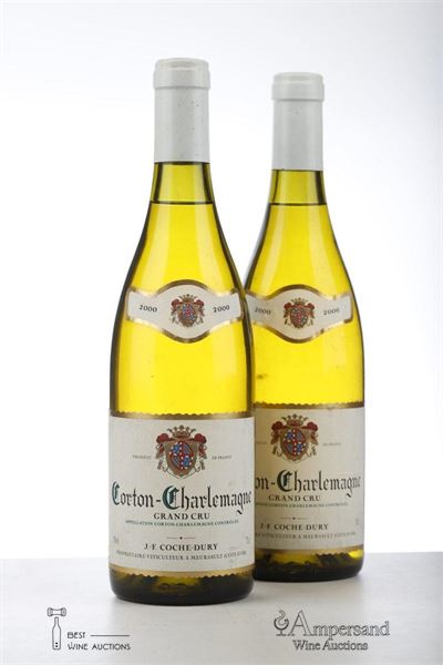 CORTON CHARLEMAGNE 2000 - Coche Dury - 2 Bottles