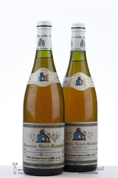 BIENVENUES BATARD MONTRACHET 1993 - Henri Clerc - 2 Bottles