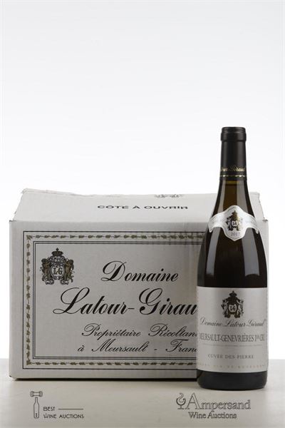 MEURSAULT GENEVRIERES CUVEE DES PIERRE 2017 - Latour Giraud - 5 Bottles - Oc 6
