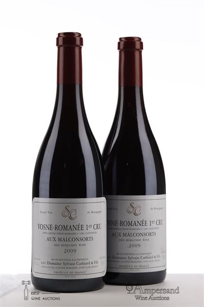 VOSNE ROMANEE AUX MALCONSORTS 2009 - Sylvain Cathiard - 2 Bottles