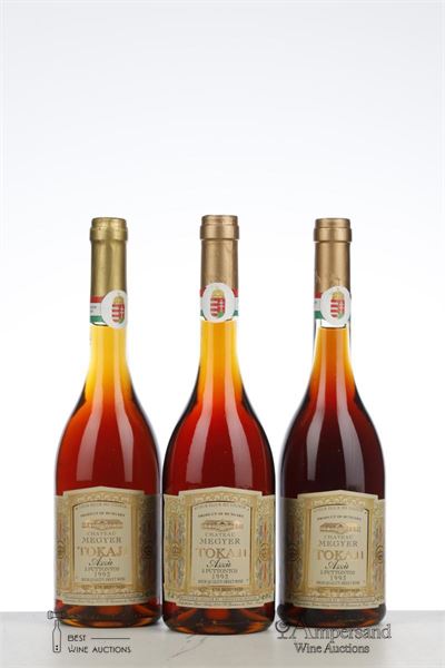 TOKAJI ASZU 5 PUTTONYOS 1993 - Chateau Megyer - 3 x 0,500Ltr