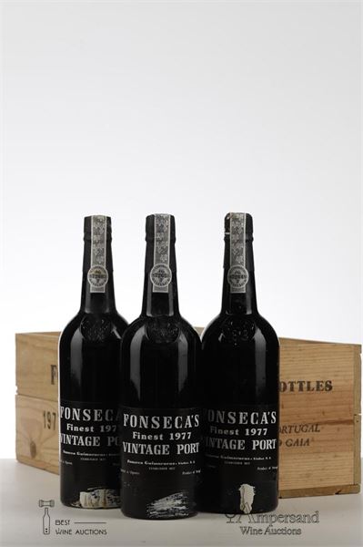 FONSECA VINTAGE PORT 1977 - Fonseca - 3 Bottles - Owc 6