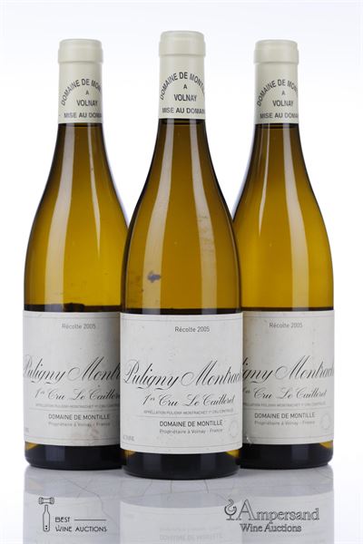 PULIGNY MONTRACHET LE CAILLERET 2005 - Domaine De Montille - 3 Bottles