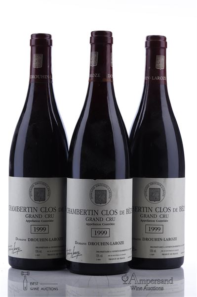 CHAMBERTIN CLOS DE BEZE 1999 - Drouhin Laroze - 3 Bottles