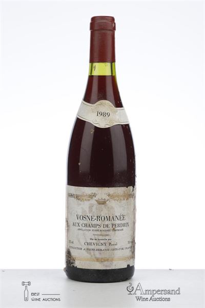 VOSNE ROMANEE AUX CHAMPS DE PERDRIX 1989 - Pascal Chevigny - 1 Bottle