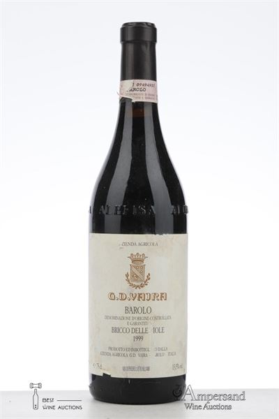 BAROLO BRICCO DELLE VIOLE 1999 - G.D. Vajra - 1 Bottle