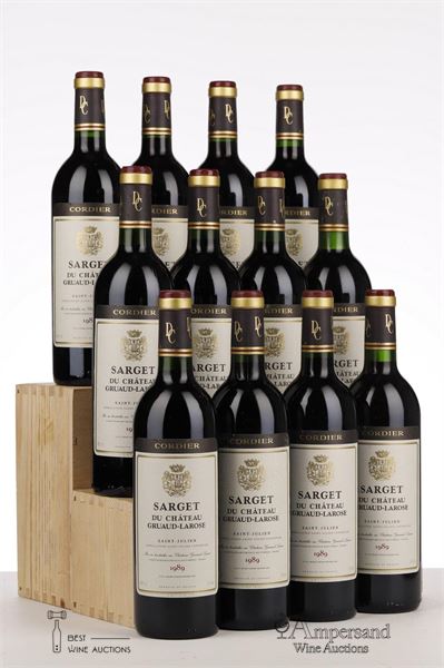 SARGET DE GRUAUD LAROSE 1989 - Mc - 12 Bottles - Oc 12