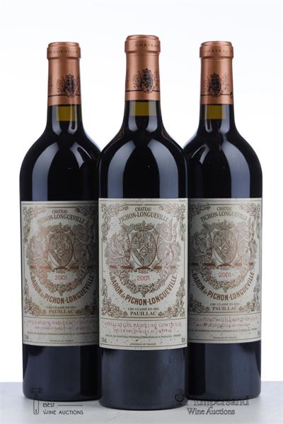 PICHON BARON 2001 - Mc - 3 Bottles