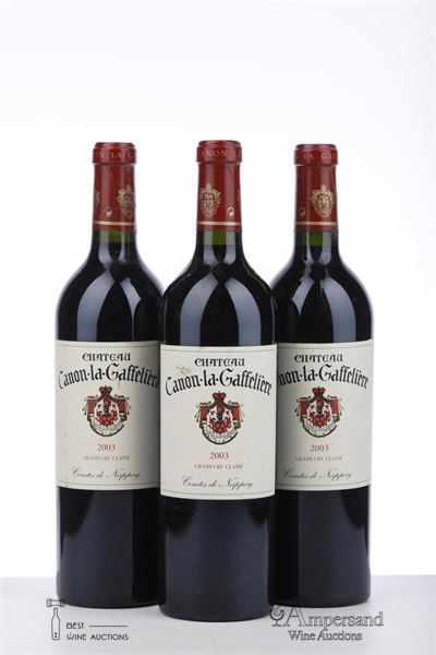 CANON LA GAFFELIERE 2003 - Mc - 3 Bottles