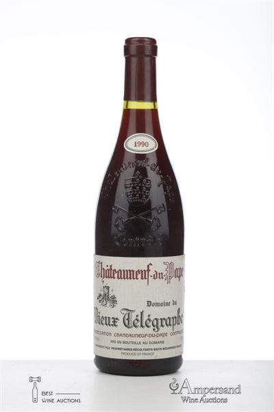 CHATEAUNEUF DU PAPE VIEUX TELEGRAPHE 1990 - Brunier - 1 Bottle