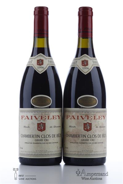 CHAMBERTIN CLOS DE BEZE Faiveley 1996 - 2 Bottles