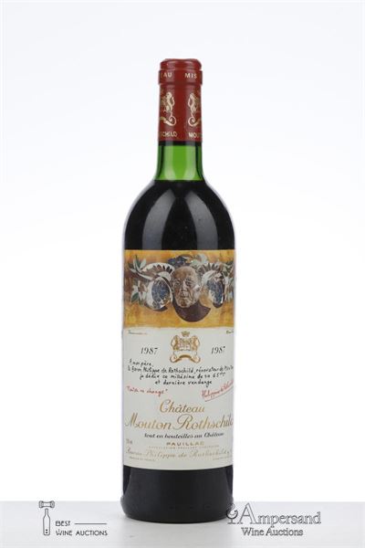 MOUTON ROTHSCHILD 1987 - Mc - 1 Bottle