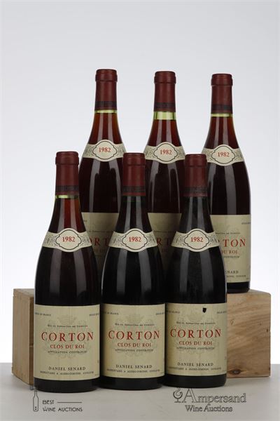 CORTON CLOS DU ROI 1982 - Daniel Senard - 6 Bottles