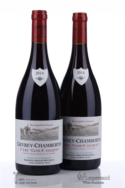 GEVREY CHAMBERTIN CLOS ST JACQUES 2014 - Armand Rousseau - 2 Bottles