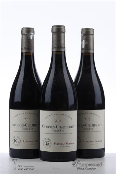 CHARMES CHAMBERTIN 2016 - Camille Giroud - 3 Bottles