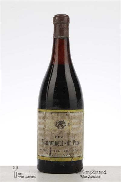 CHATEAUNEUF DU PAPE CUVEE AVRIL 1961 - Boon Hecking - 1 Bottle